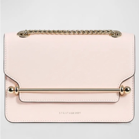 Strathberry East West Mini in Soft Pink - Picture 3 of 10